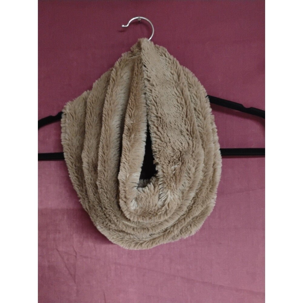 New Fashion Acrylic Grey Faux Furry Soft Scarf